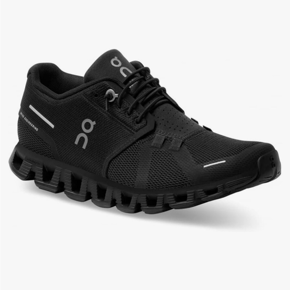 On Cloud Running Black Athletic Shoes